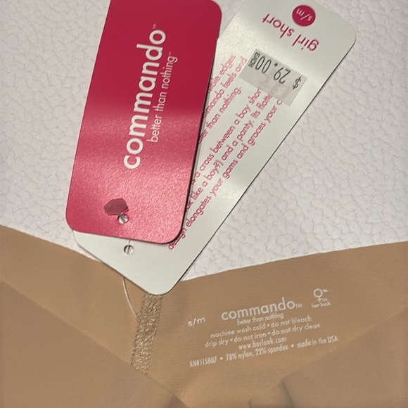 Commando abuse Seamless Girl Shorts S/M - Picture 2 of 2